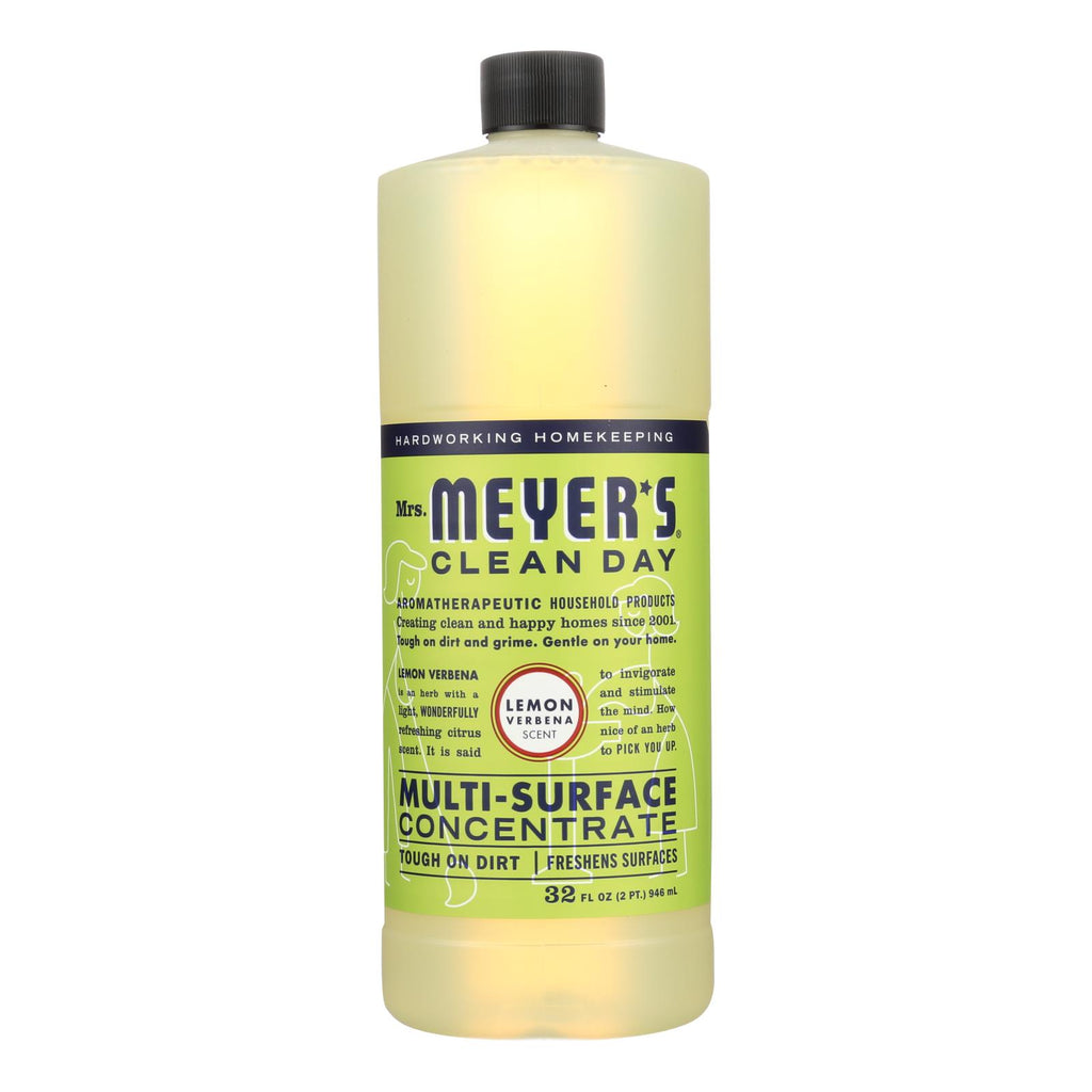 Mrs. Meyer's Clean Day Multi-Surface Concentrate Lemon Verbena - 32 Fl Oz (Pack of 6) - Cozy Farm 