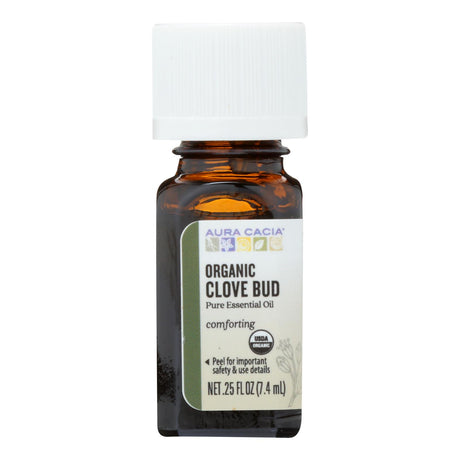 Aura Cacia Organic Clove Bud Essential Oil (.25 Oz.) - Cozy Farm 