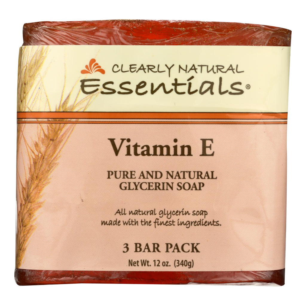 Clearly Natural Bar Soap (Pack of 3) - Vitamin E - 4 Oz. - Cozy Farm 