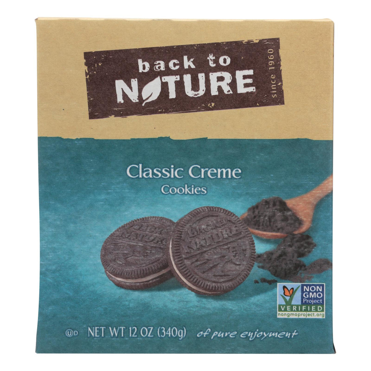 Back To Nature Creme Cookies - Classic - 12 Oz. (Pack of 6) - Cozy Farm 