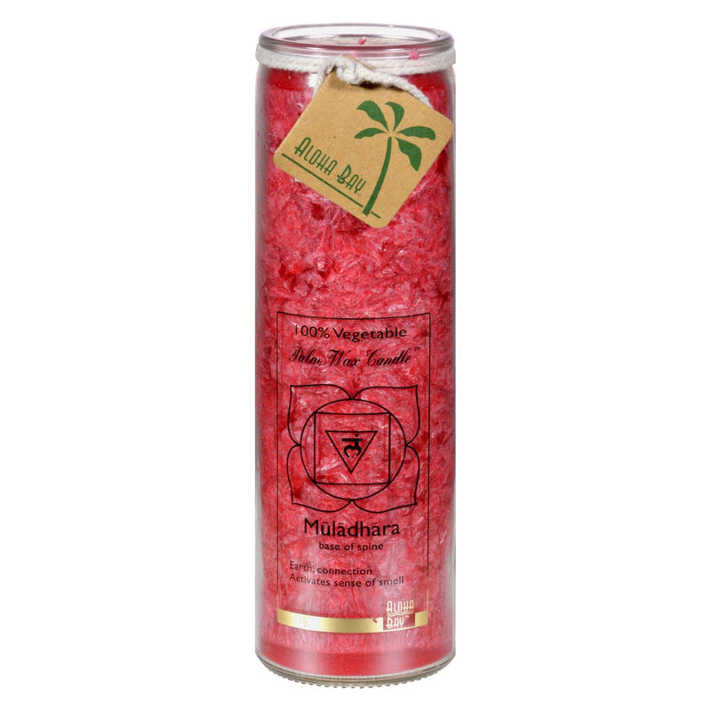 Aloha Bay Unscented Chakra Jar: Muladhara Red Candle, 15 oz - Cozy Farm 