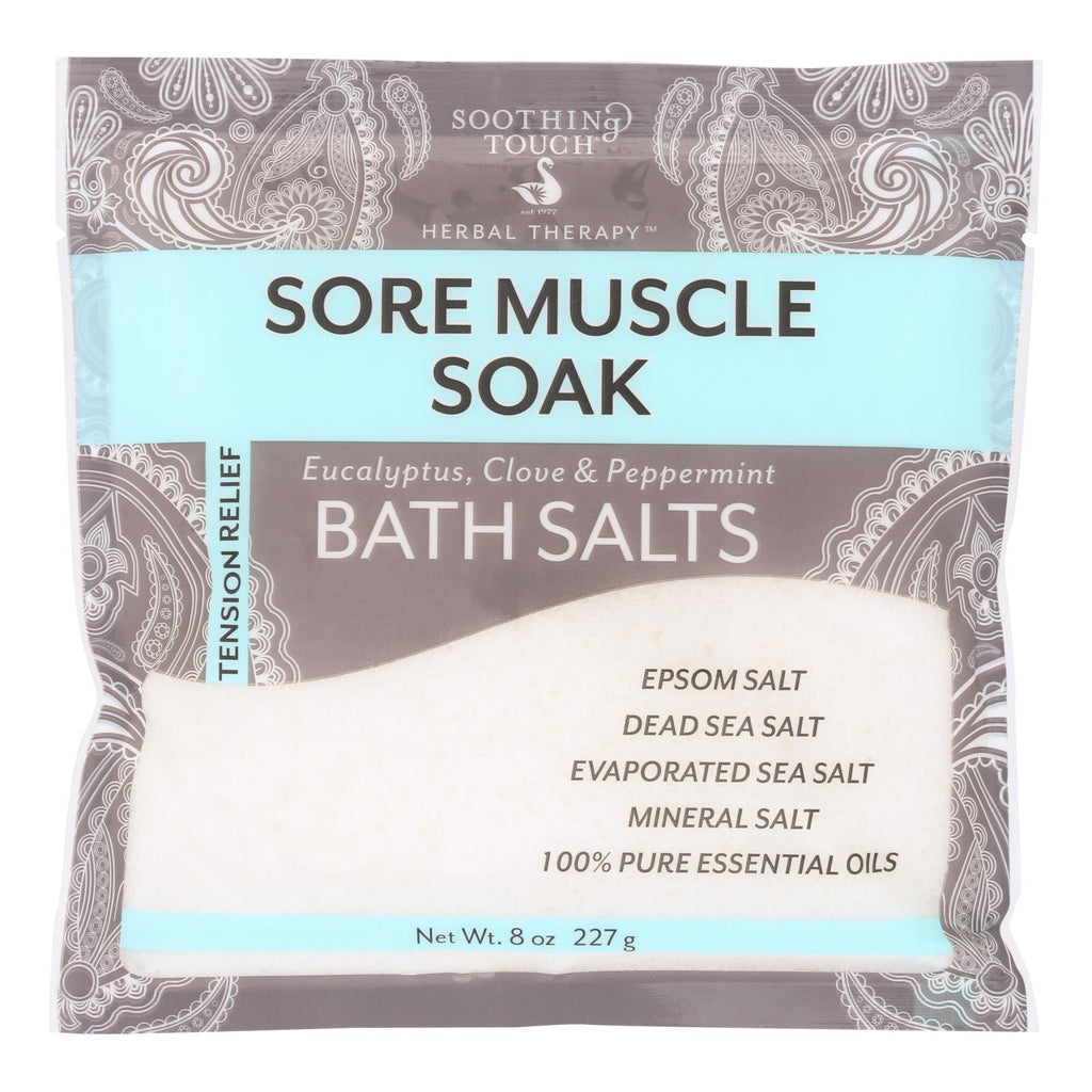 Soothing Touch Muscle Soak Bath Salts (Pack of 6 - 8 Oz.) - Cozy Farm 