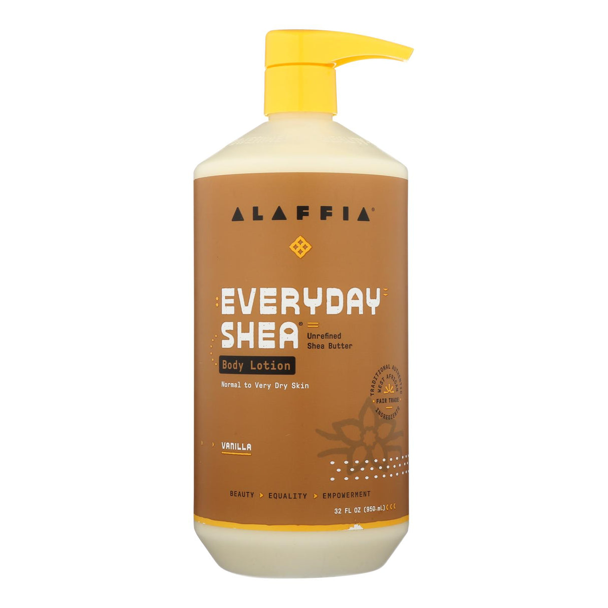 Alaffia Everyday Shea Vanilla Body Lotion, 32 Ounce - Cozy Farm 