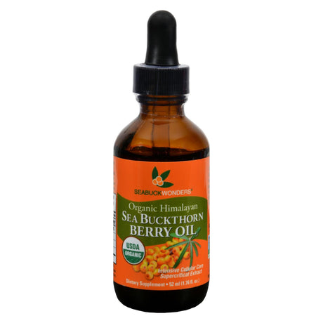 Himalayan Sea Organic Buckthorn Berry Oil 1.76 Fl Oz - Cozy Farm 