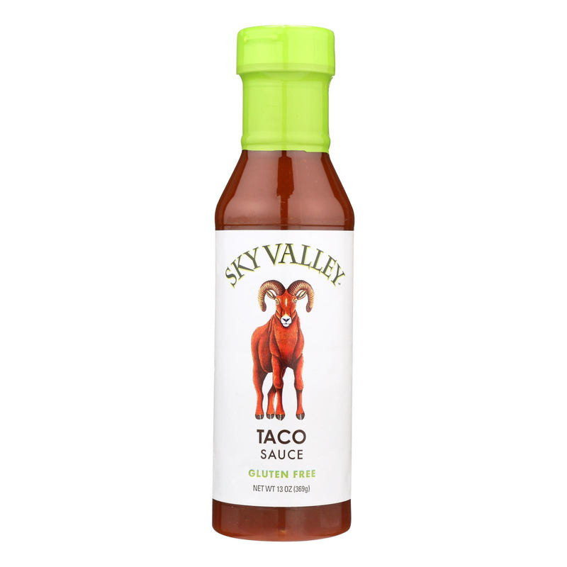 Sky Valley Taco Sauce, 13 Oz Bottle (Pack of 6) - Cozy Farm 