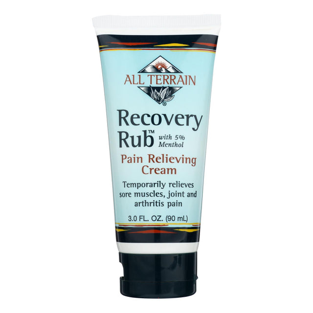 All Terrain - Recovery Rub - Pain Relief - 3 Oz - Cozy Farm 