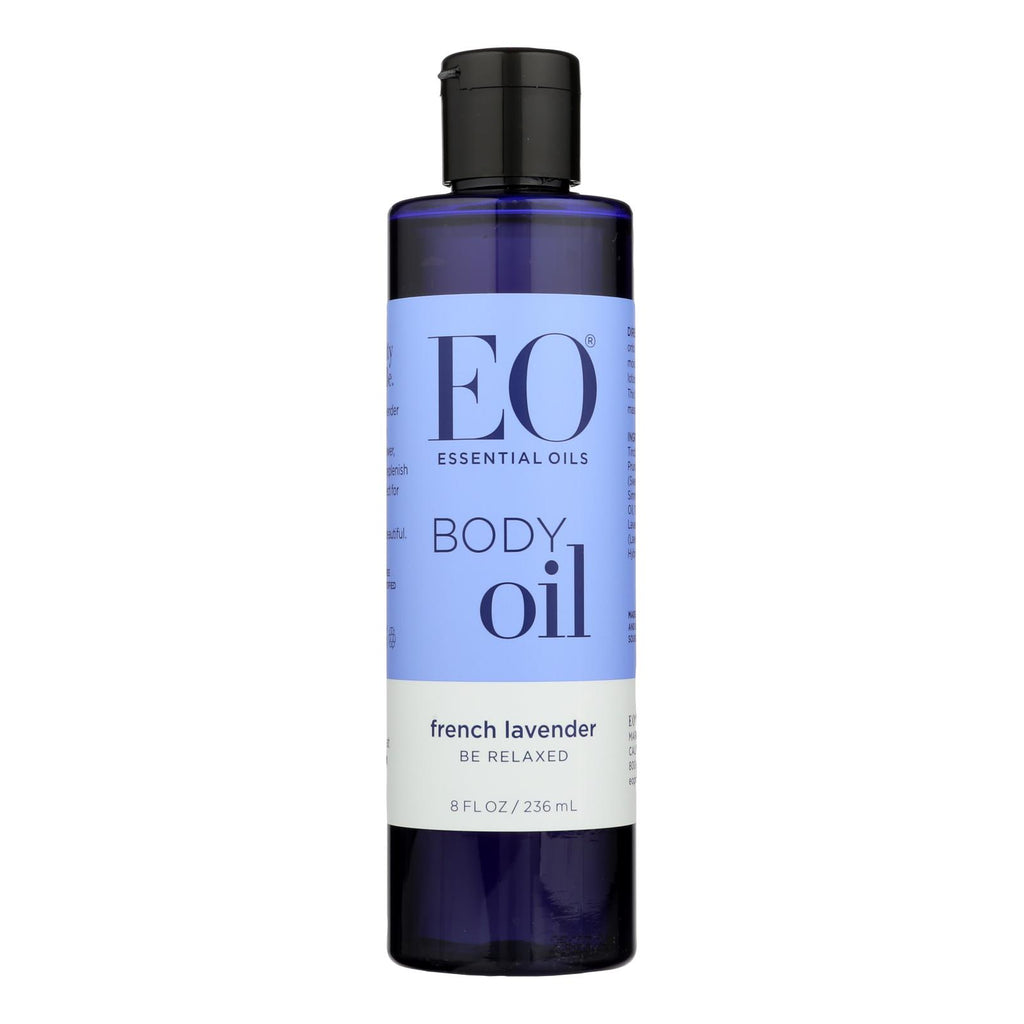 Eo Products Body Oil (Pack of 8) - French Lavender Everyday - 8 Fl Oz. - Cozy Farm 