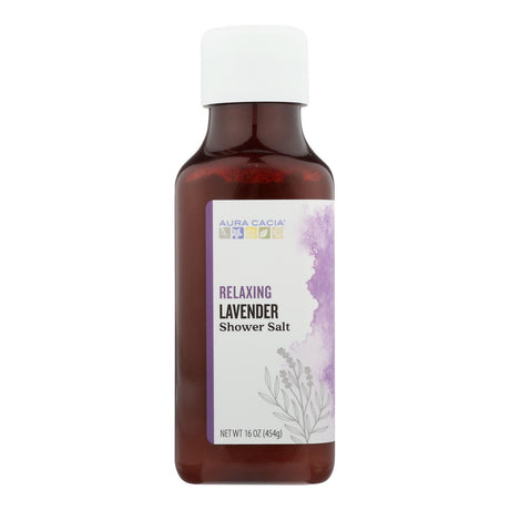 Aura Cacia Lavender Shower Salt: Relaxing Aromatherapy for a Tranquil Shower Experience (16 Oz.) - Cozy Farm 