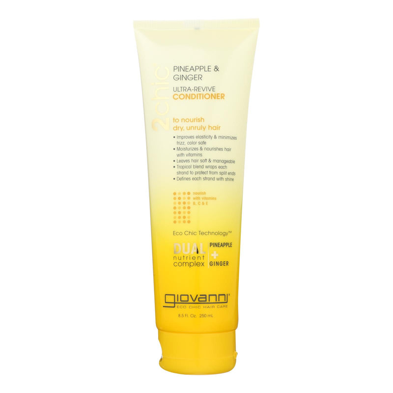 Giovanni Pineapple & Ginger Conditioner - Hydrating, 8.5 Oz. - Cozy Farm 