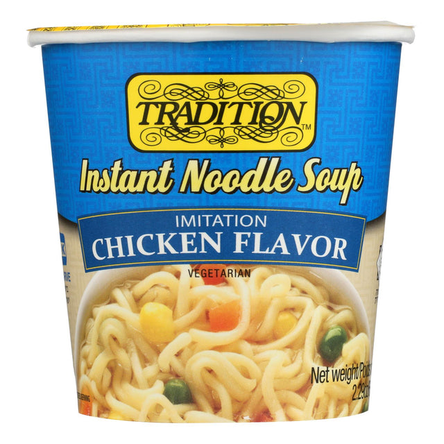 Tradition Foods Instant Chicken Noodle Soup, 12-pack, 2.29 Oz. Per Cup - Cozy Farm 