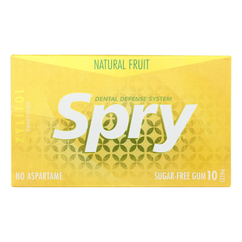 Spry Xylitol Gum - Fresh Fruit, 10 Count Boxes (Pack of 20) - Cozy Farm 