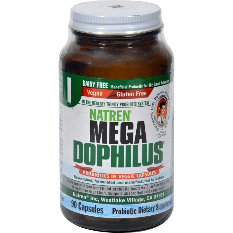Mega Dophilus - Dairy-Free Vegetarian - 90 Capsules by Natren - Cozy Farm 