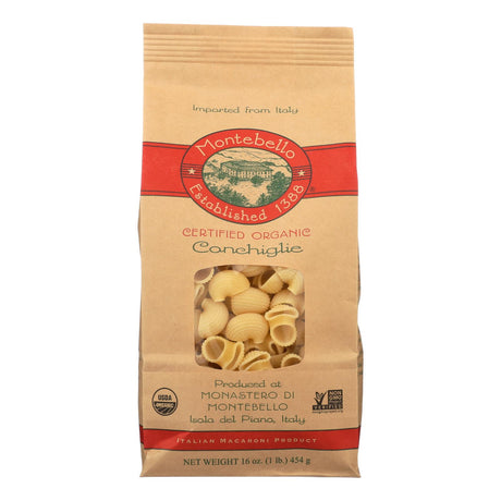 Organic Montebello Conchiglia Pasta (12 - 1 lb. Pack) - Cozy Farm 