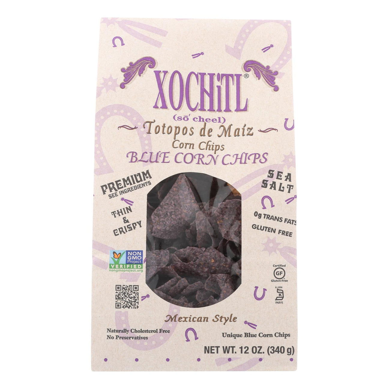 Xochitl Blue Corn Chips, 12 Oz. Pack of 10 - Cozy Farm 