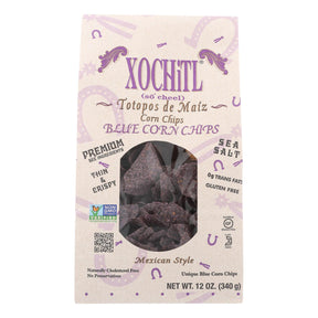 Xochitl Blue Corn Chips, 12 Oz. Pack of 10 - Cozy Farm 