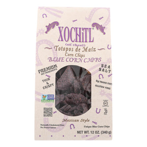 Xochitl Blue Corn Chips, 12 Oz. Pack of 10 - Cozy Farm 