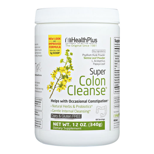 Health Plus Super Colon Cleanse Powder (12 Oz.) - Cozy Farm 