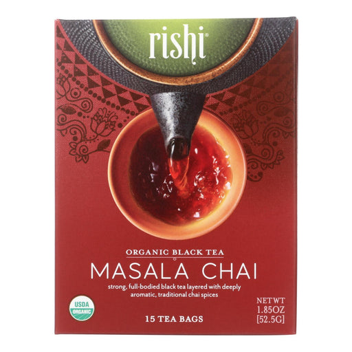 Rishi Organic Masala Chai (Pack of 6 - 15 Tea Bags) - Cozy Farm 