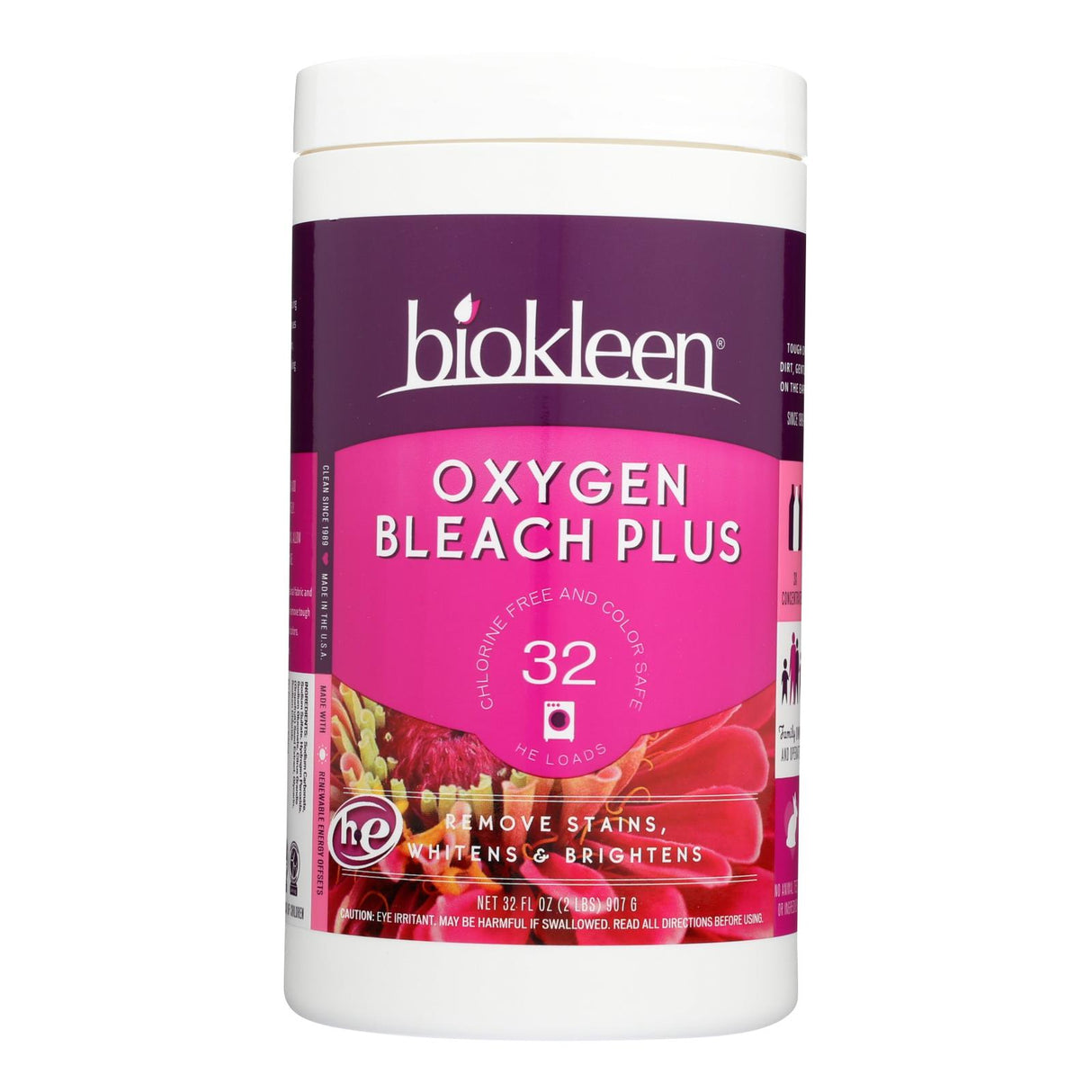 Biokleen Laundry Oxygen Bleach Plus, 2 lb. Bags (Pack of 6) - Cozy Farm 