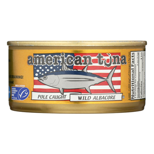 American Tuna (Pack of 24) - Canned Tuna with Salt - 6 Oz. - Cozy Farm 