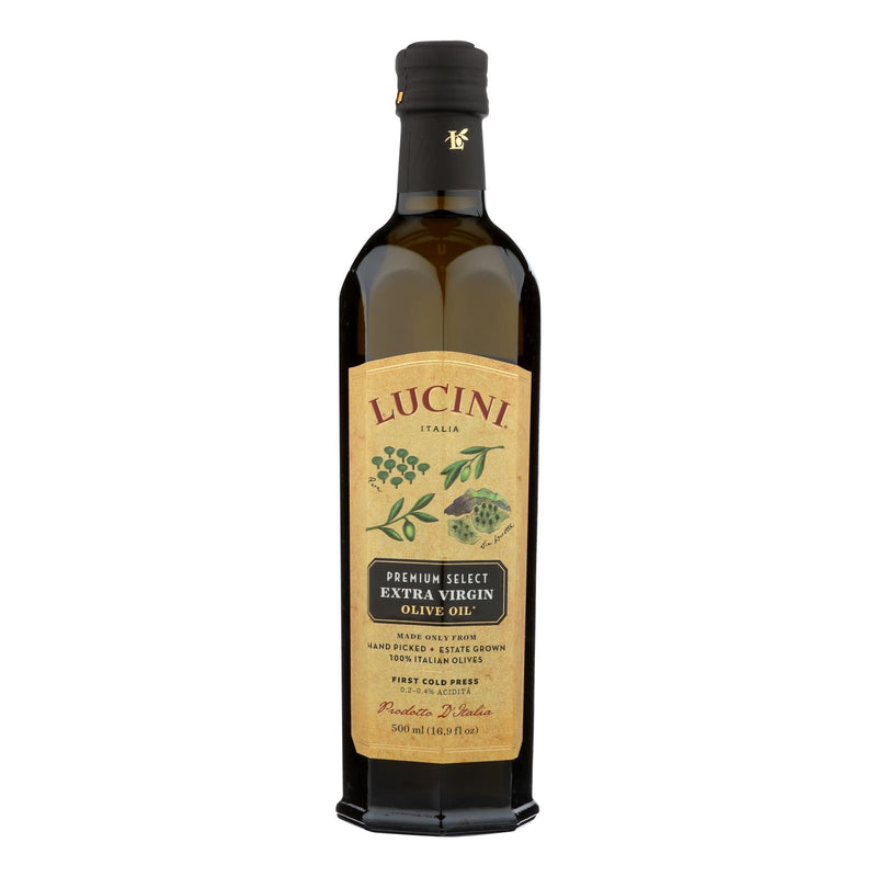 Lucini Italia Premium Select Extra Virgin Olive Oil (Pack of 6 - 17 Fl Oz.) - Cozy Farm 