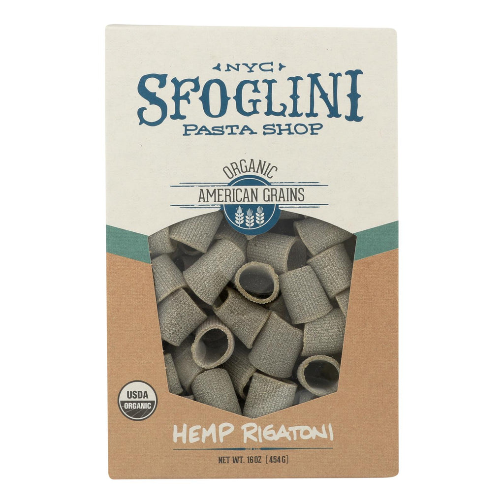 Organic Hemp Rigatoni (Pack of 6) - 16 Oz. by Sfoglini Pasta Shop - Cozy Farm 