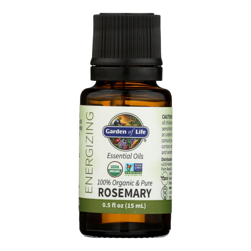 Garden of Life Essential Oil Rosemary (Pack of 0.5 Fl Oz) - Cozy Farm 