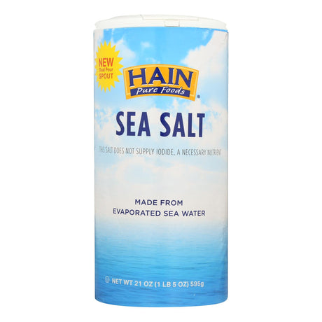 Hain Celestial Premium Quality Sea Salt, 8 x 21 Oz. Resealable Bags - Cozy Farm 