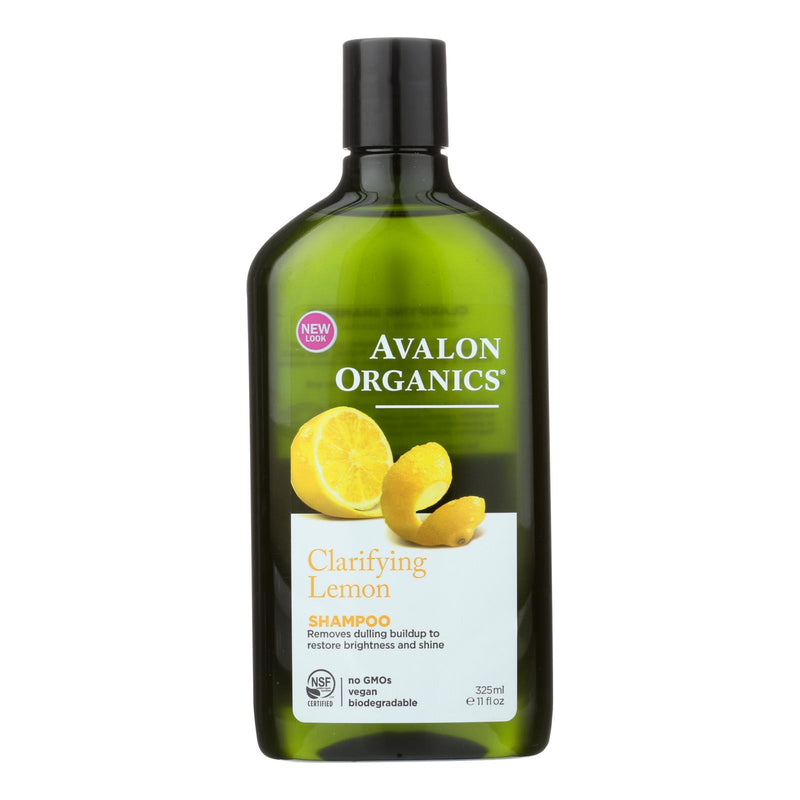 Avalon Organics Clarifying Lemon Shampoo with Shea Butter for Pure & Revived Hair (11 Fl Oz) - Cozy Farm 