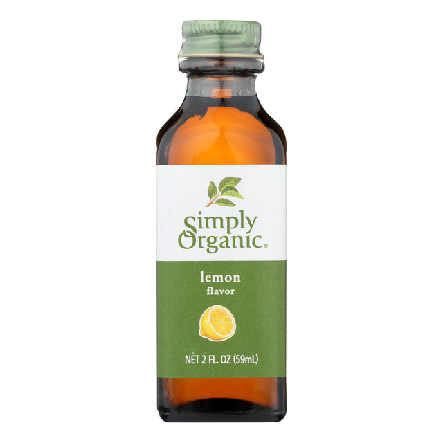 Simply Organic 2 Oz. Organic Lemon Flavor - Cozy Farm 