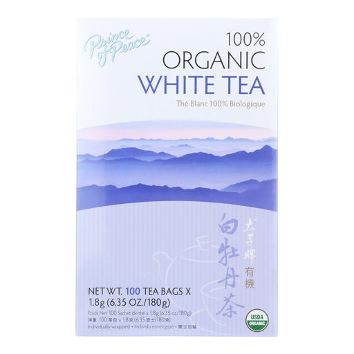 Prince Of Peace Organic Premium Peony White Tea, Pack of 100 - Cozy Farm 