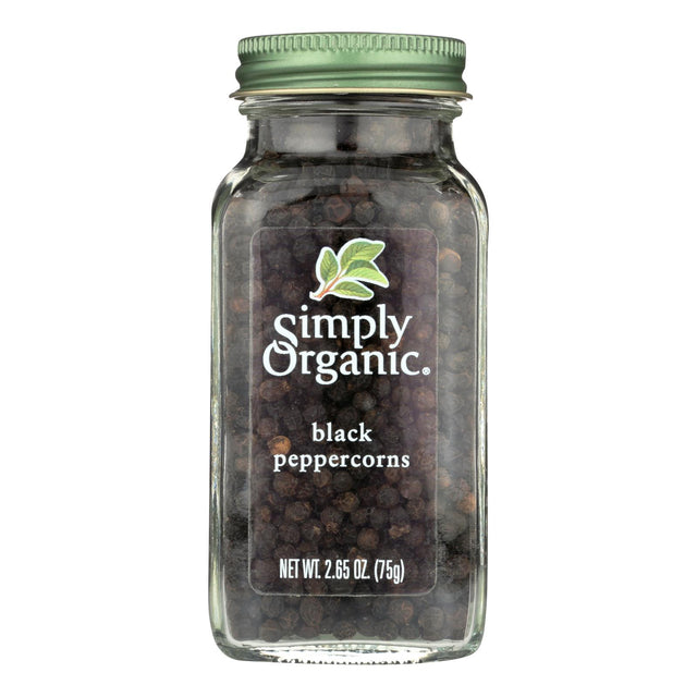 Simply Organic Black Peppercorns: 6-Pack, 2.65 Oz. - Cozy Farm 