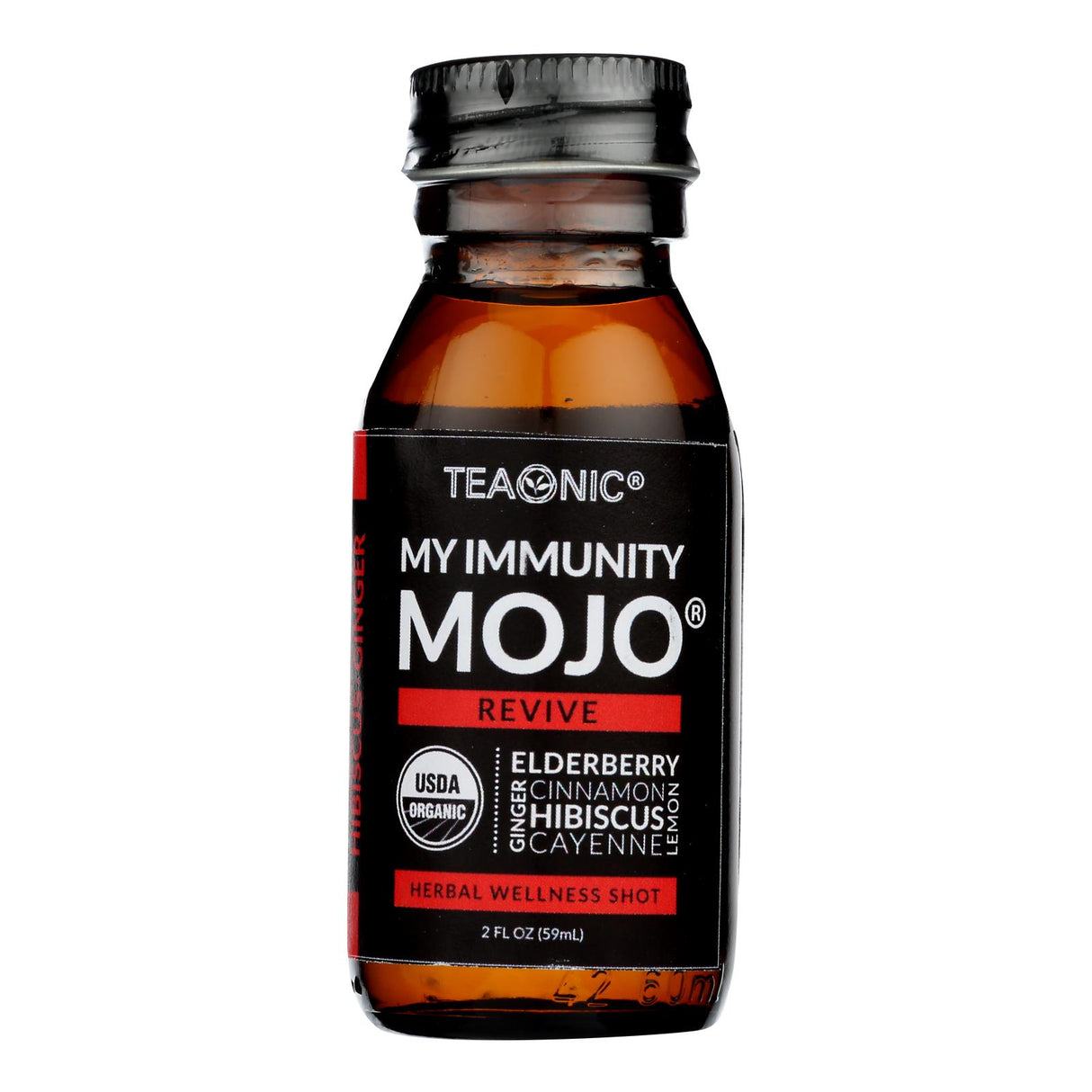 Teaonic Tea Immunity Mojo 6-Pack, 2 FL OZ per Bottle - Cozy Farm 