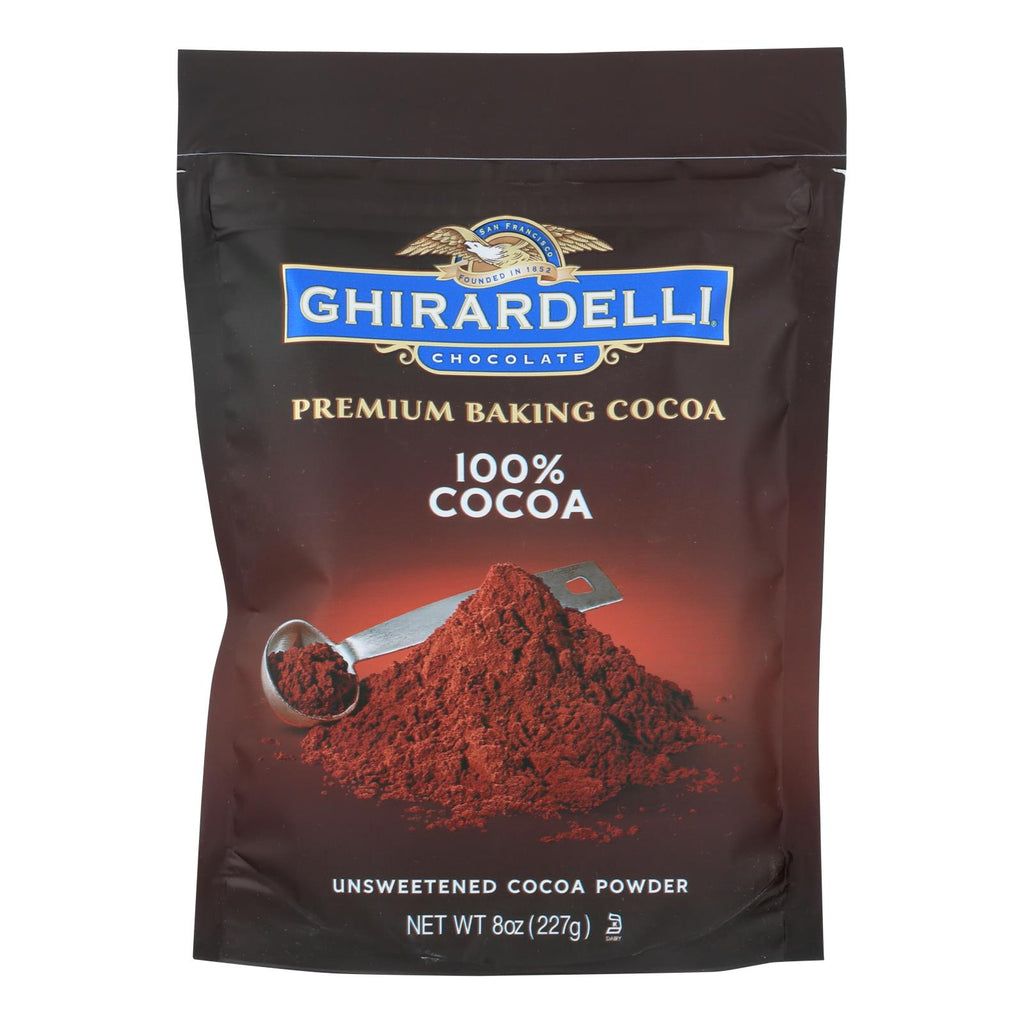 Ghirardelli Baking Cocoa (Pack of 6) - Premium 100% Unsweetened 8oz - Cozy Farm 