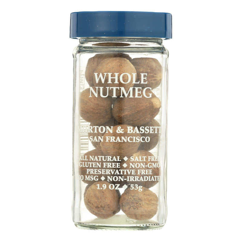 Morton and Bassett Seasoning Nutmeg Whole (Pack of 3) - 2.2 Oz - Cozy Farm 