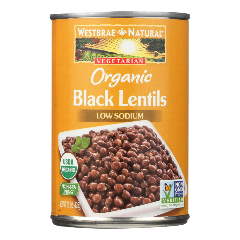 Westbrae Foods Organic Black Lentils, Pack of 12 - 15 Oz. - Cozy Farm 