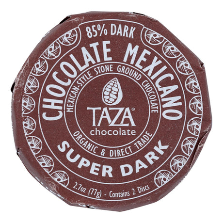 Organic Mexican Super Dark Chocolate Discs (Pack of 12 - 2.7 Oz.) - Cozy Farm 
