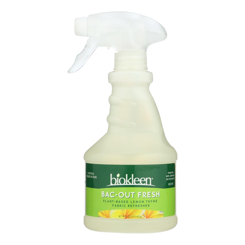Biokleen Bac-Out Fresh Natural Fabric Refresher, Lemon Thyme - 16 Oz. (Pack of 6) - Cozy Farm 