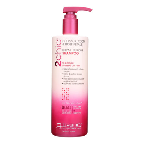 Giovanni 2chic: Cherry Blossom & Rose Petals Shampoo - 24 fl oz - Cozy Farm 