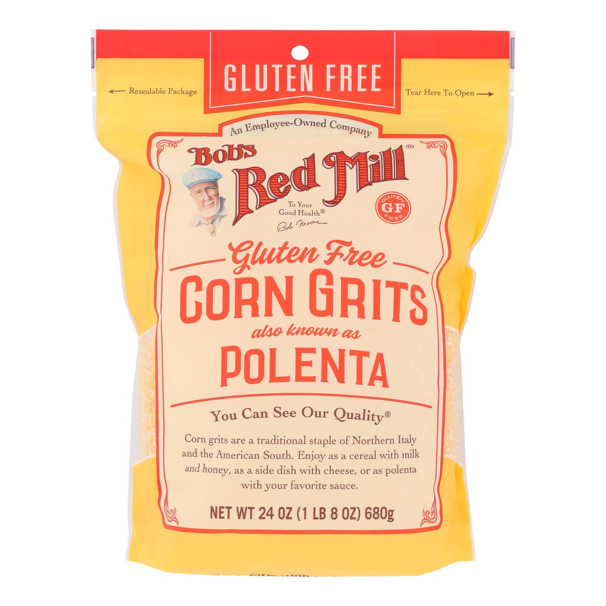 Bob's Red Mill Gluten-Free Corn Grits Polenta, 4-Pack (24 Oz. Each) - Cozy Farm 