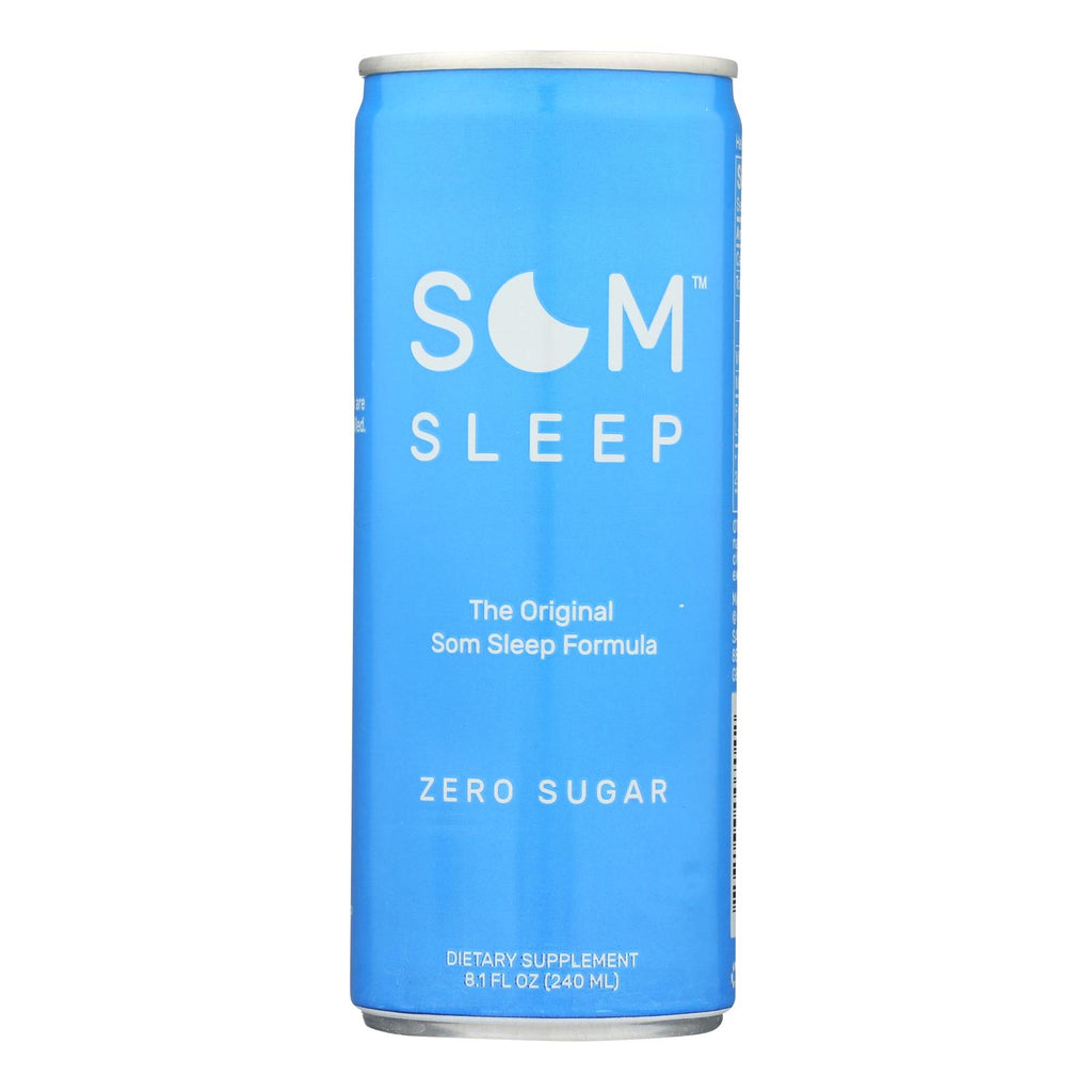 Som Sleep Original Zero Sugar  for Deep Sleep & Relaxation | Pack of 12 - 8.1 Fl Oz - Cozy Farm 