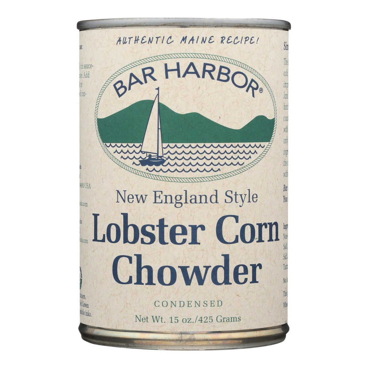Bar Harbor Lobster Corn Chowder, 15 Oz. Pack of 6 - Cozy Farm 