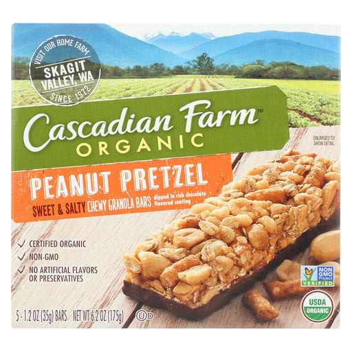 Cascadian Farm Sweet and Salty Peanut Pretzel Bars (12-Pack, 6.2 Oz Each) - Cozy Farm 