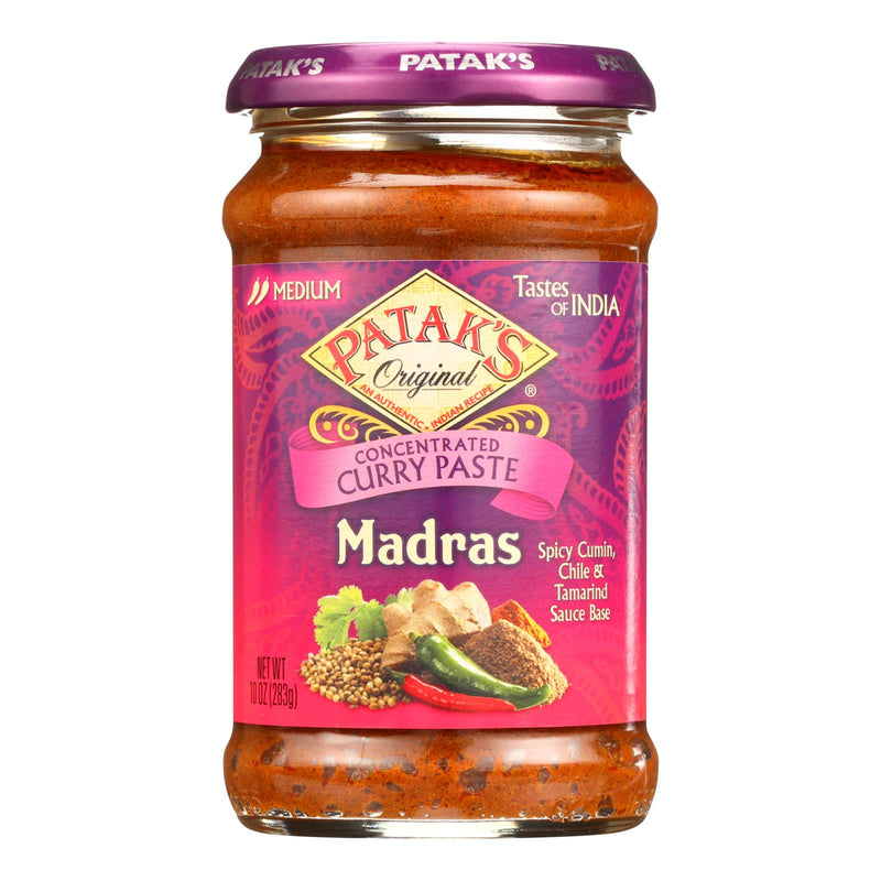 Patak's Medium Madras Curry Paste (10 Oz, Pack of 6) - Cozy Farm 
