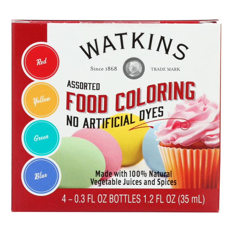 J.R. Watkins Assorted Food Color, 24 Count - Cozy Farm 