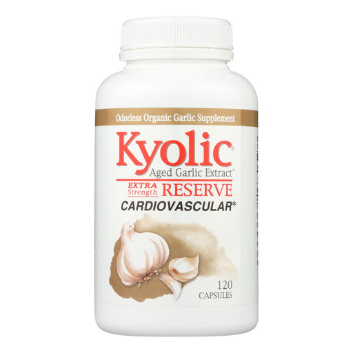 Cardiovascular Health Booster: Kyolic Aged Garlic Extract Cardiovascular Extra Strength (120 Capsules) - Cozy Farm 