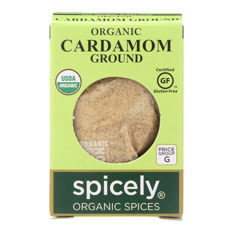 Spicely Organics Premium Organic Ground Cardamom - 0.4 Oz. (Pack of 6) - Cozy Farm 