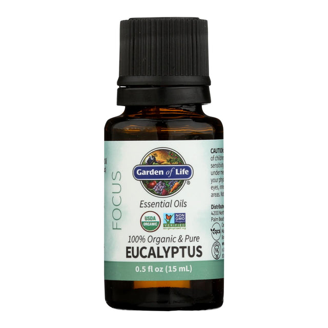 Garden of Life Essential Oil Eucalyptus (Pack of 0.5 Fl Oz) - Cozy Farm 