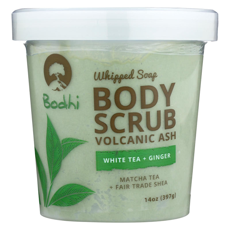 Bodhi White Tea and Ginger Exfoliating Body Scrub, 14 Oz. - Cozy Farm 