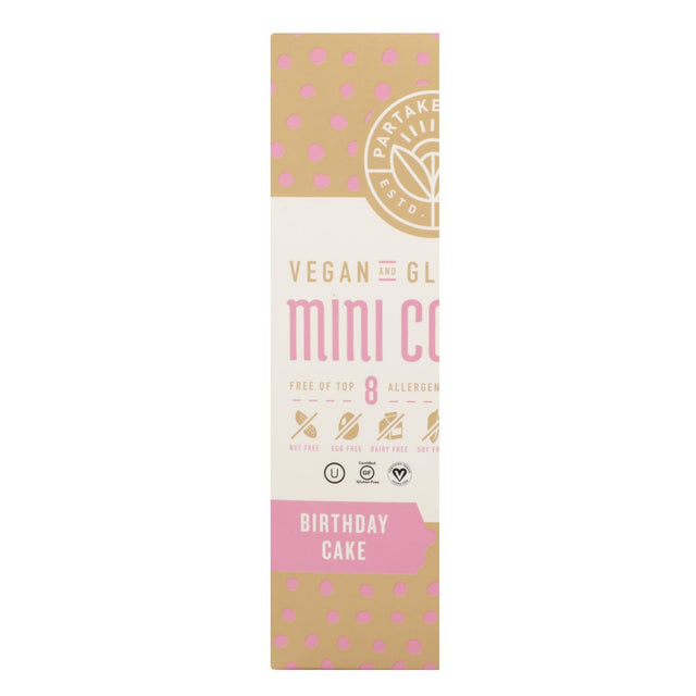 Partake Foods Mini Birthday Cake Cookies (Pack of 6 - 5.5 Oz.) - Cozy Farm 